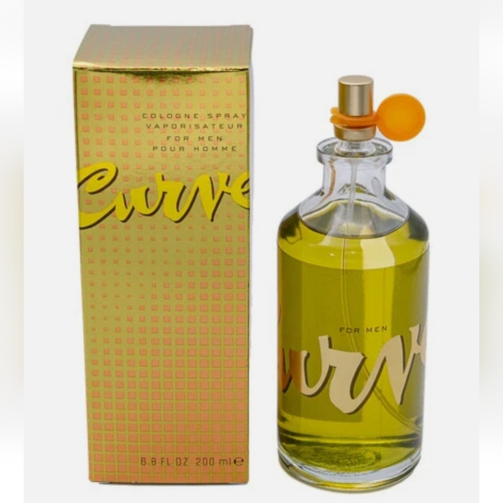 NEW MEN LIZ CLAYBORNE CURVE COLOGNE SPRAY 6.8 OZ